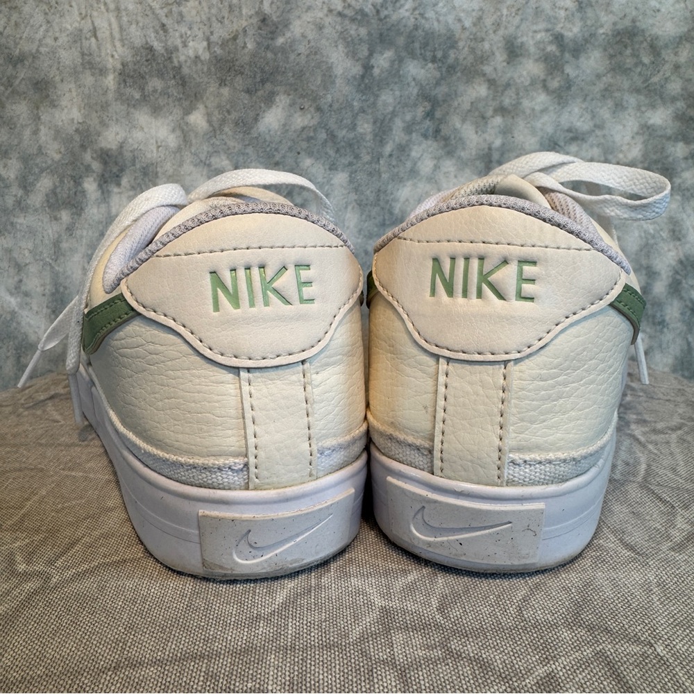 Women’s Nike Court Legacy Cream & Mint Tennis Shoes- Size 8.5 - Picture 4 of 8